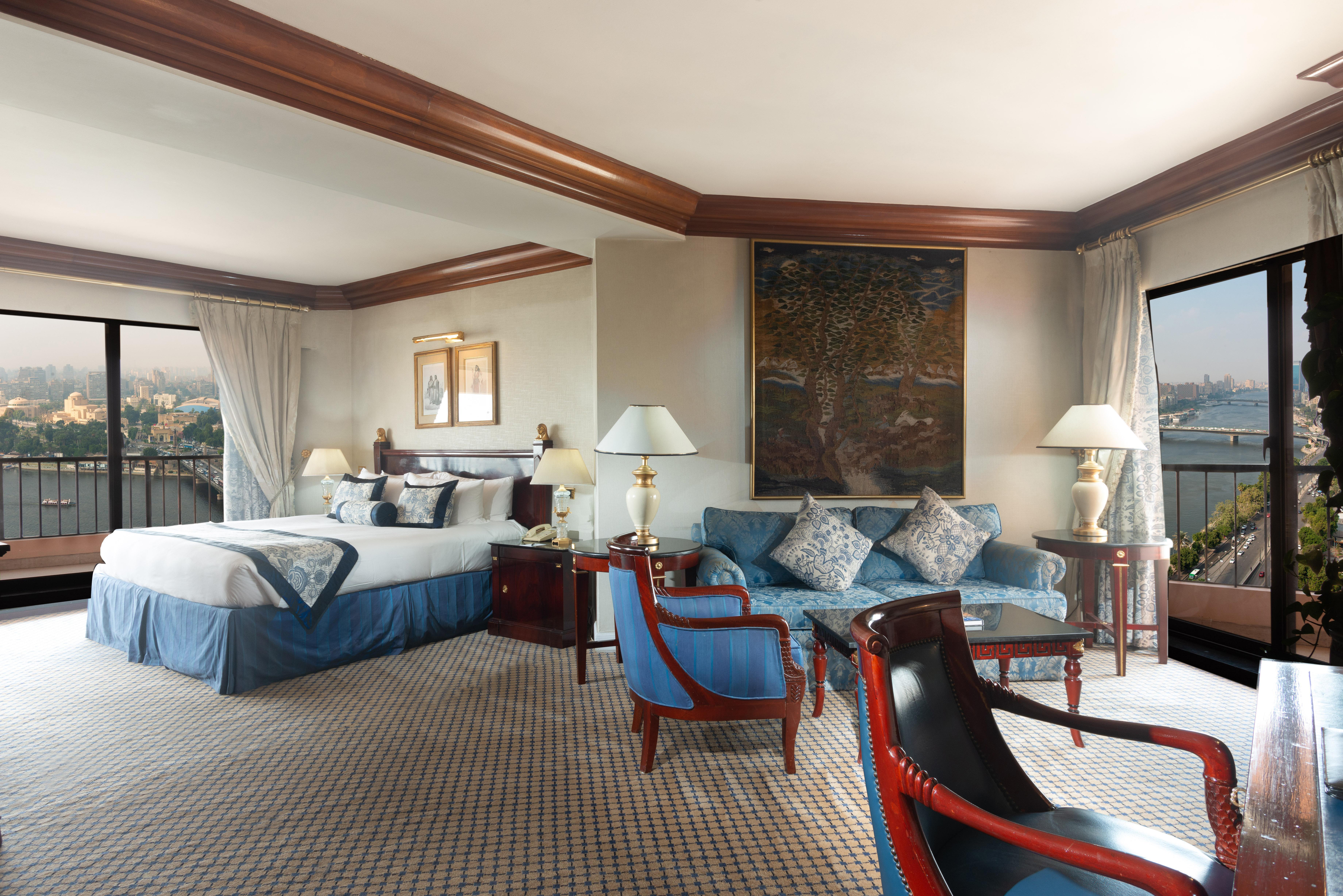 开罗塞米勒米斯洲际酒店 外观 照片 A suite at the Four Seasons Hotel, Cairo