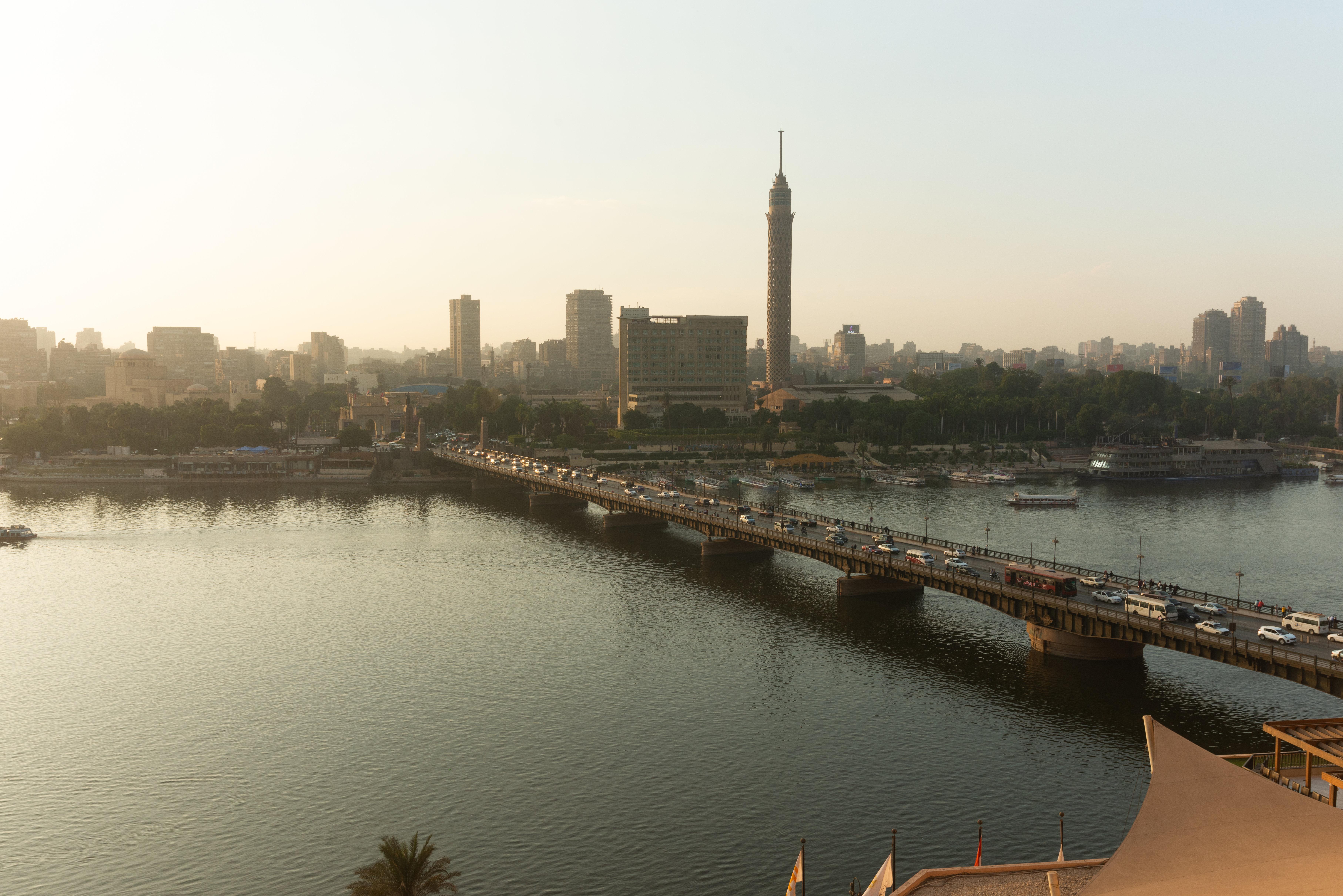 开罗塞米勒米斯洲际酒店 外观 照片 Cairo skyline