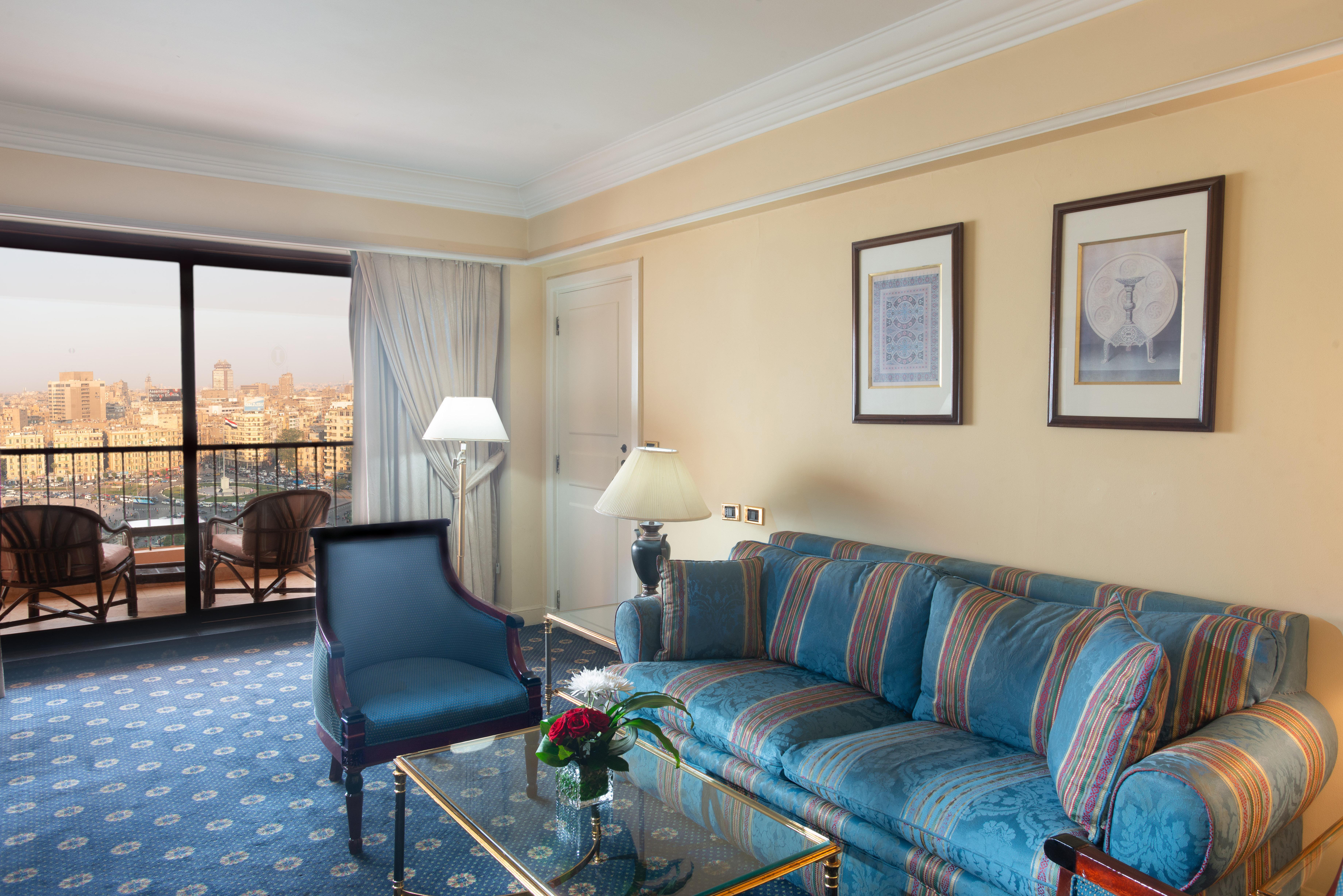 开罗塞米勒米斯洲际酒店 外观 照片 A suite at the Hilton Cairo